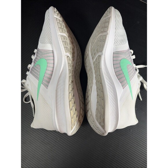 Nike Downshifter 11 Women's Size 7.5 White/Green Glow Running Shoes - Picture 11 of 11